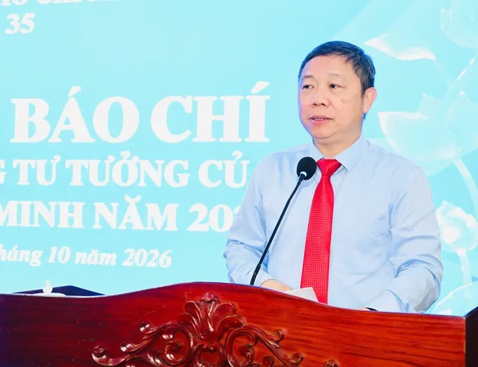 Trưởng Ban Tuyên giáo Thành ủy TPHCM Dương Anh Đức. Ảnh: VIỆT DŨNG