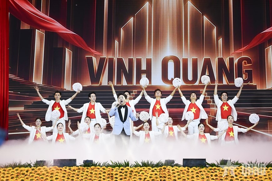  Tiết mục văn nghệ tại buổi lễ.