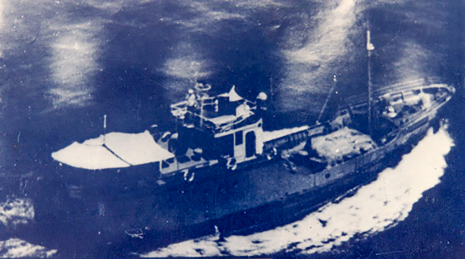 Tàu C54 trên đường vận chuyển hàng vào Quân khu 9, tháng 10/1969