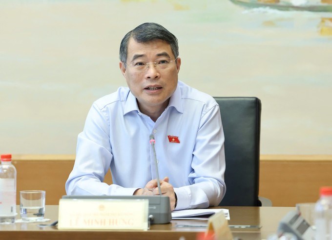 Thủ tướng Lê Minh Hưng phát biểu tại phiên thảo luận tổ đại biểu Quốc hội, chiều 23/10. (Ảnh: QUANG PHÚC)