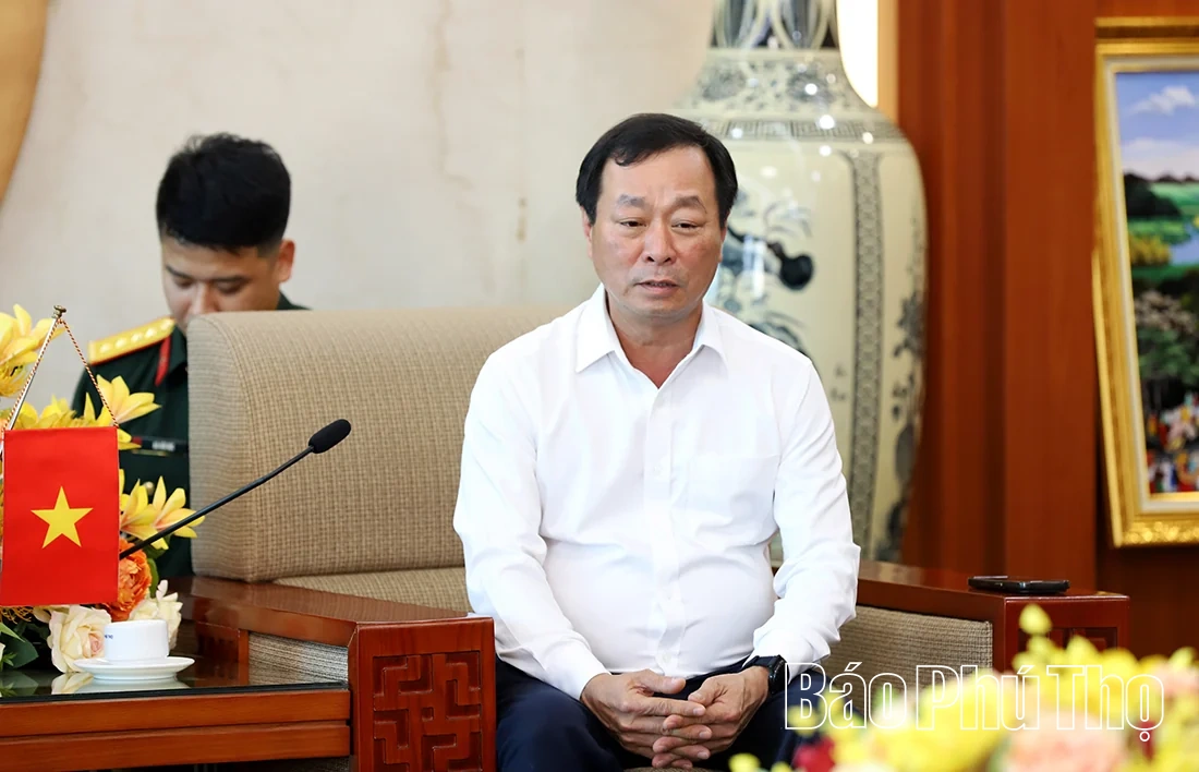 Thắt chặt tình đoàn kết, hợp tác quốc phòng giữa Phú Thọ và Luông Nậm Thà