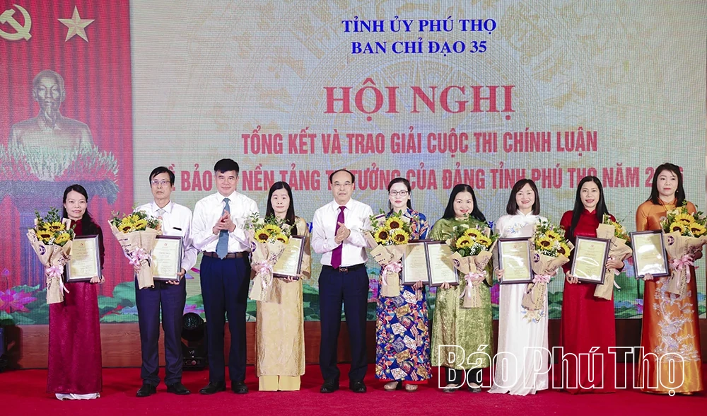 39 tác phẩm xuất sắc được trao giải Cuộc thi chính luận về bảo vệ nền tảng tư tưởng của Đảng tỉnh Phú Thọ năm 2026