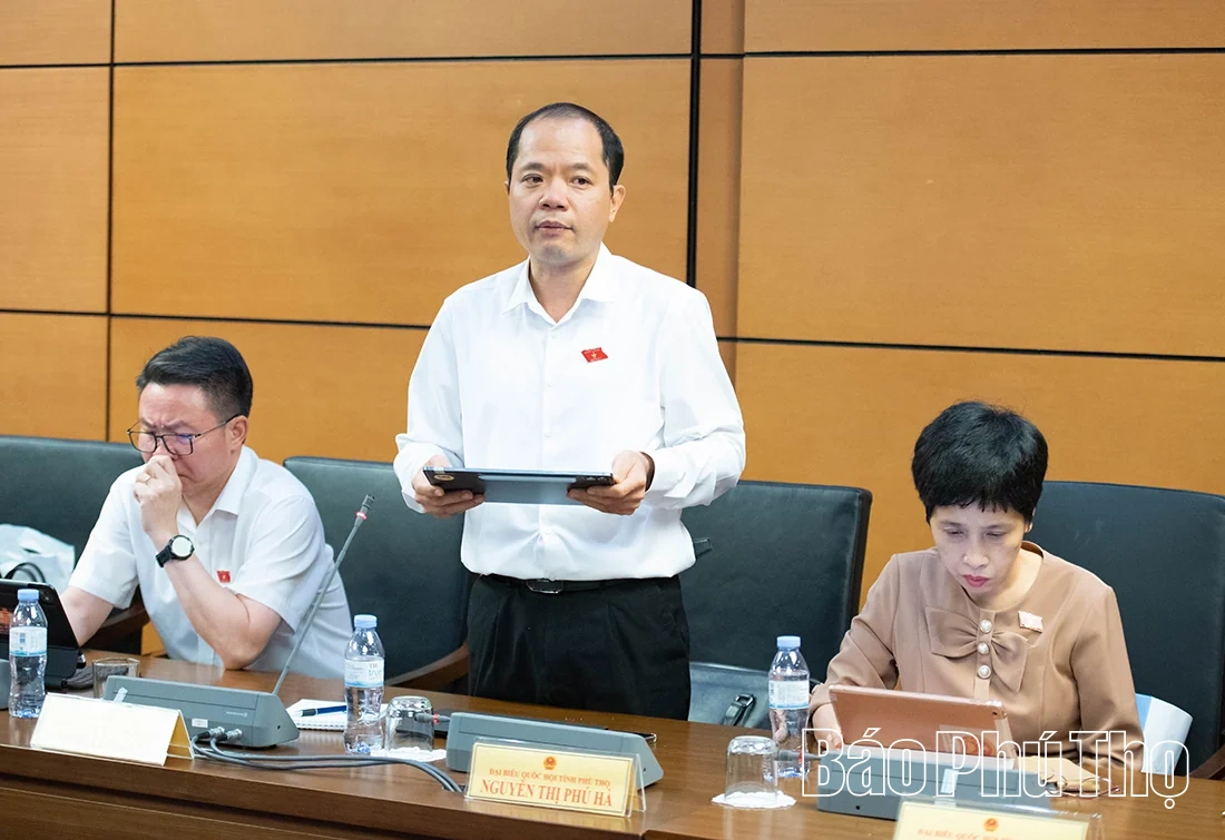 Đại biểu Quốc hội tỉnh thảo luận các dự án Luật về quản lý sử dụng vũ khí, vật liệu nổ, bảo vệ công trình quan trọng liên quan an ninh quốc gia