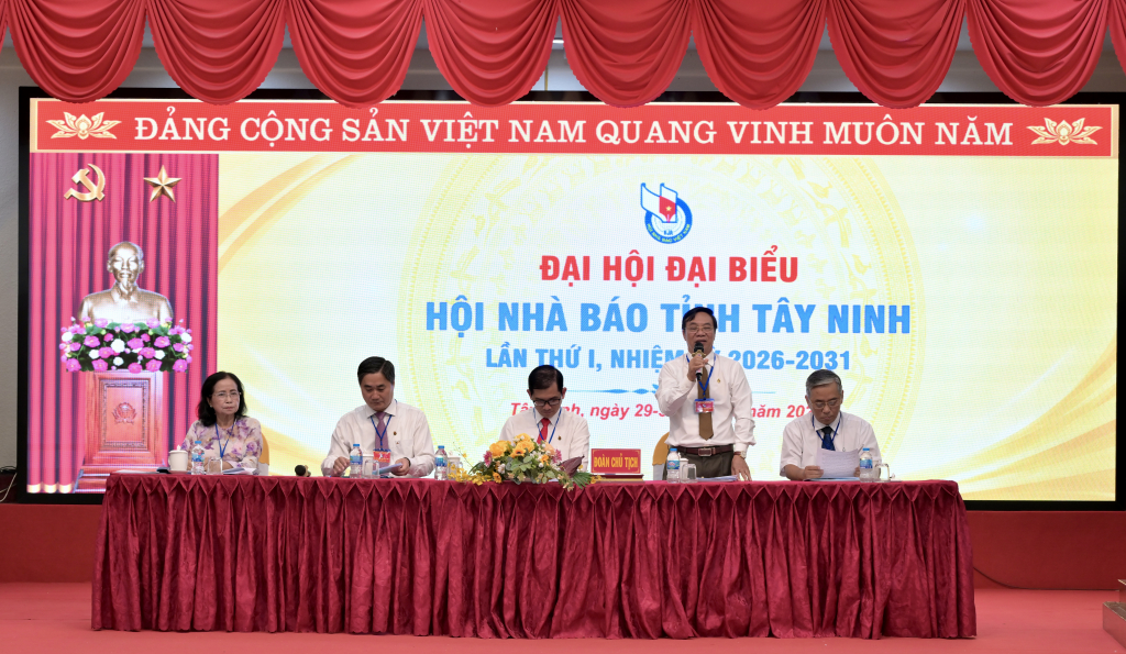 Đại hội đại biểu Hội Nhà báo tỉnh Tây Ninh lần thứ I, nhiệm kỳ 2026-2031 đã diễn ra phiên trù bị