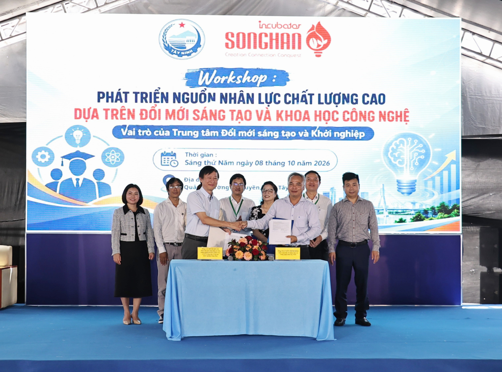 Sở Khoa học và Công nghệ Tây Ninh ký kết hợp tác phát triển nghiên cứu đổi mới sáng tạo khoa học, công nghệ và chuyển đổi số