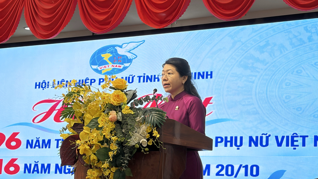 Chủ tịch Hội LHPN tỉnh Phan Thị Thùy Vân 