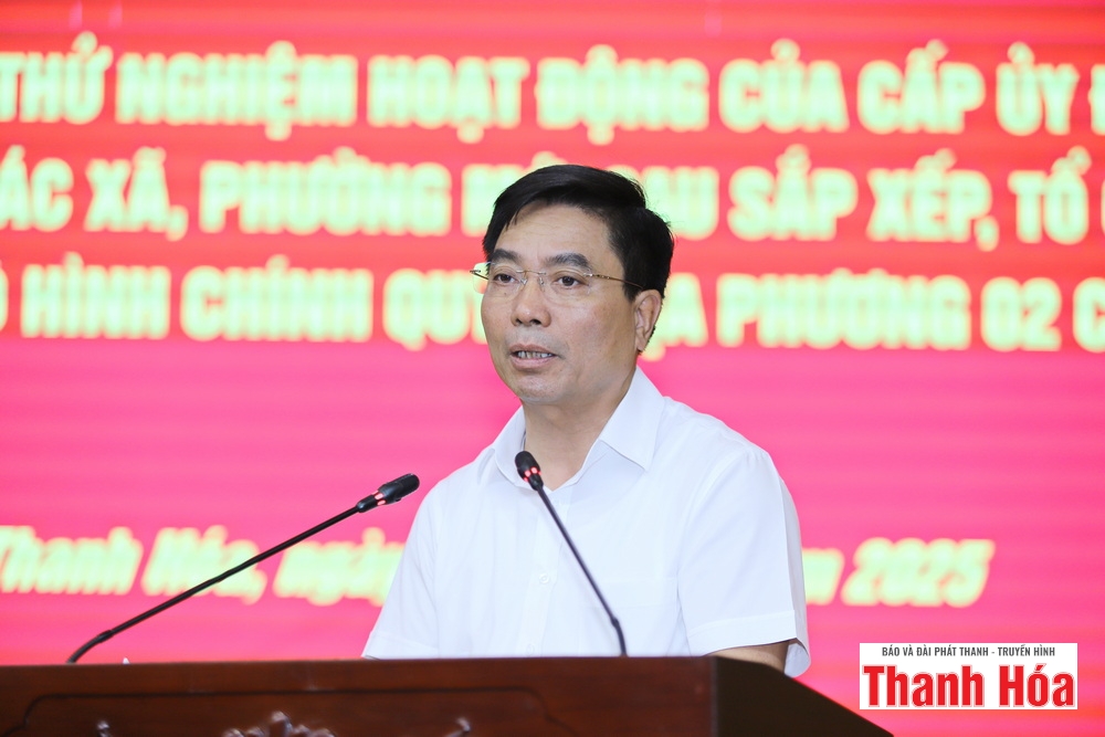 Thanh Hóa vận hành thử nghiệm hoạt động mô hình chính quyền địa phương 2 cấp