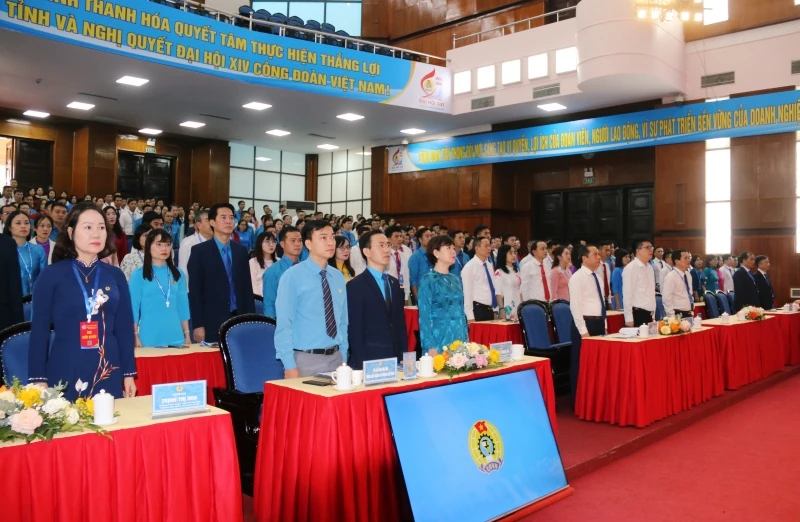 Phi&ecirc;n thứ nhất Đại hội C&ocirc;ng đo&agrave;n tỉnh Thanh H&oacute;a lần thứ XXI, nhiệm kỳ 2025-2030