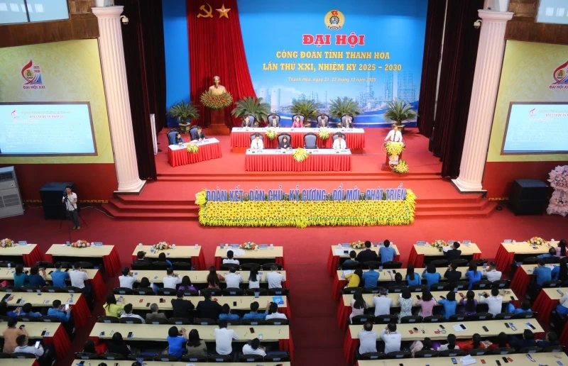 Phi&ecirc;n thứ nhất Đại hội C&ocirc;ng đo&agrave;n tỉnh Thanh H&oacute;a lần thứ XXI, nhiệm kỳ 2025-2030