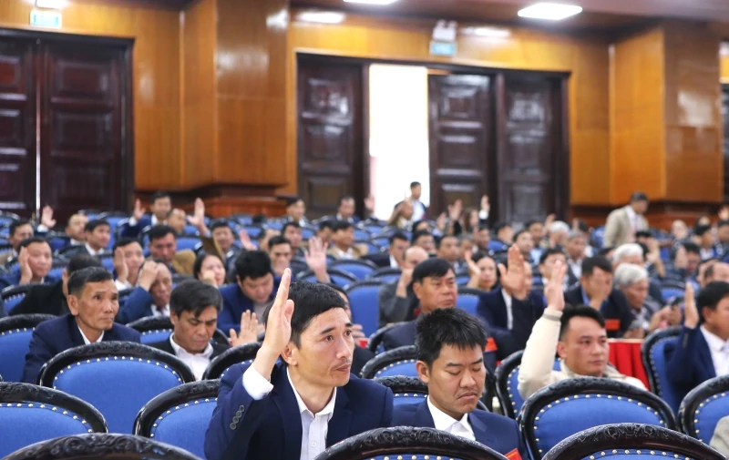 Đại hội đại biểu Li&ecirc;n minh HTX tỉnh Thanh H&oacute;a lần thứ VII ho&agrave;n th&agrave;nh phi&ecirc;n thứ nhất