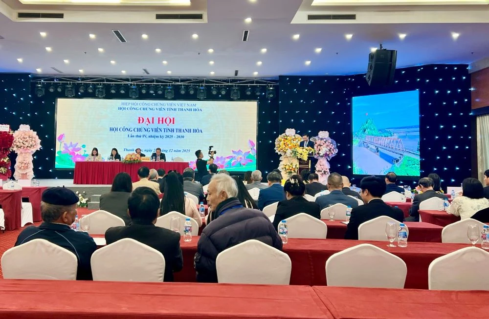 Đại hội Hội C&ocirc;ng chứng vi&ecirc;n tỉnh Thanh H&oacute;a lần thứ IV, nhiệm kỳ 2025-2030