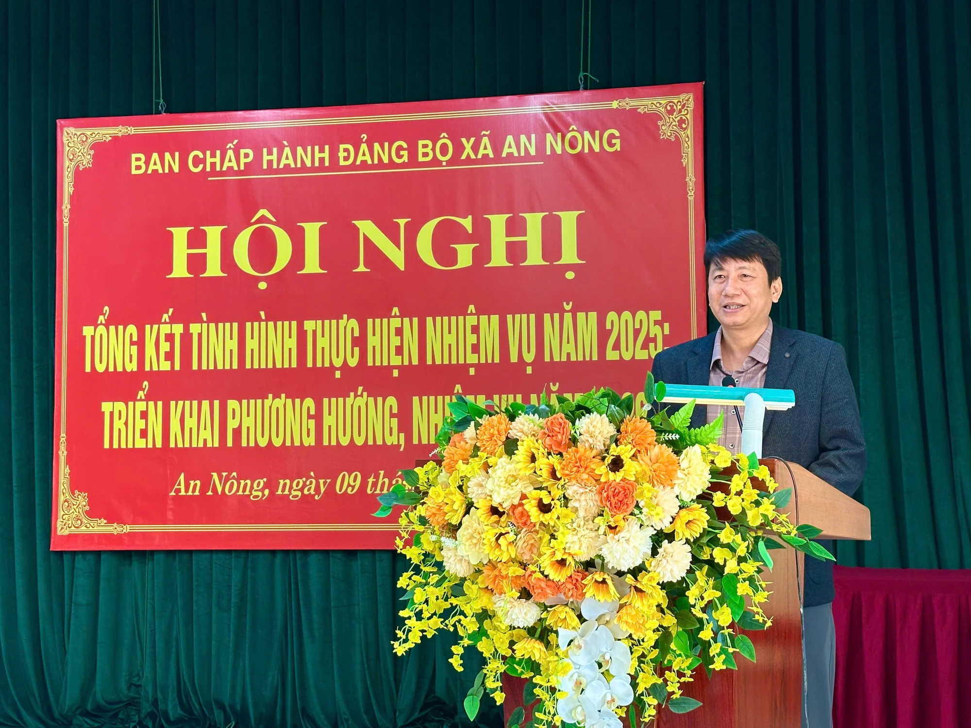 Đảng ủy x&atilde; An N&ocirc;ng ph&aacute;t huy đo&agrave;n kết, th&aacute;o gỡ kh&oacute; khăn, huy động nguồn lực ph&aacute;t triển