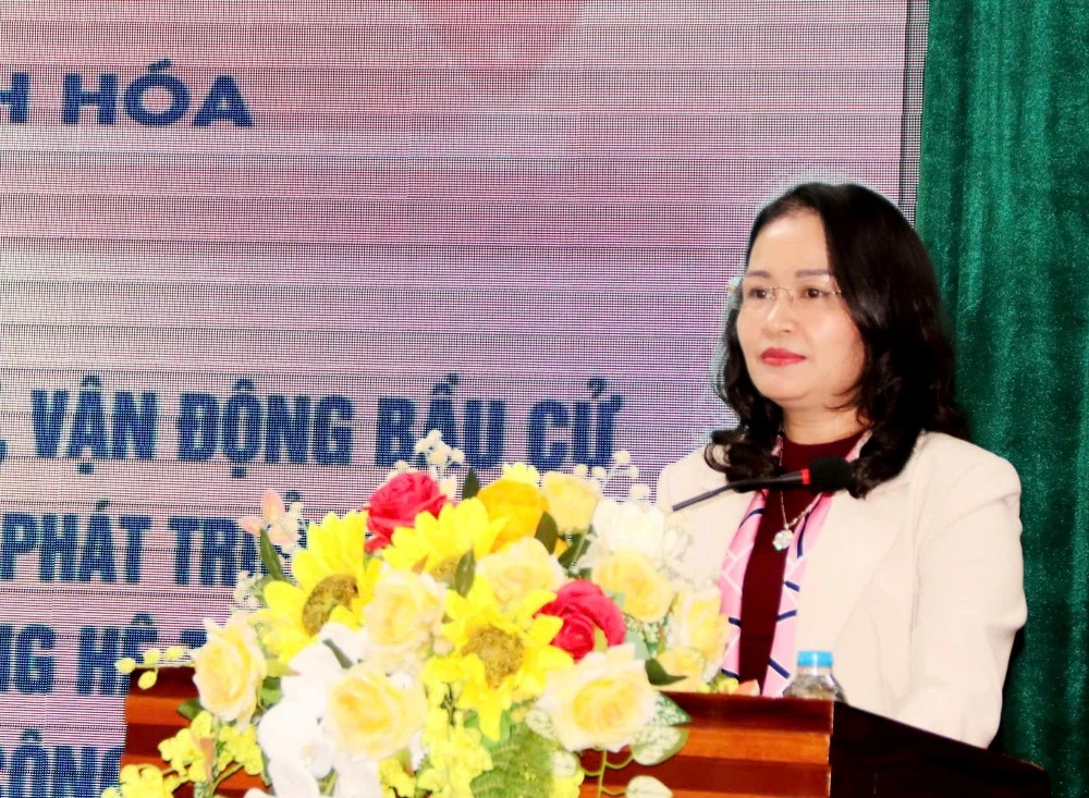 Tập huấn kỹ năng ứng cử, vận động bầu cử cho nữ ứng cử vi&ecirc;n d&acirc;n tộc thiểu số