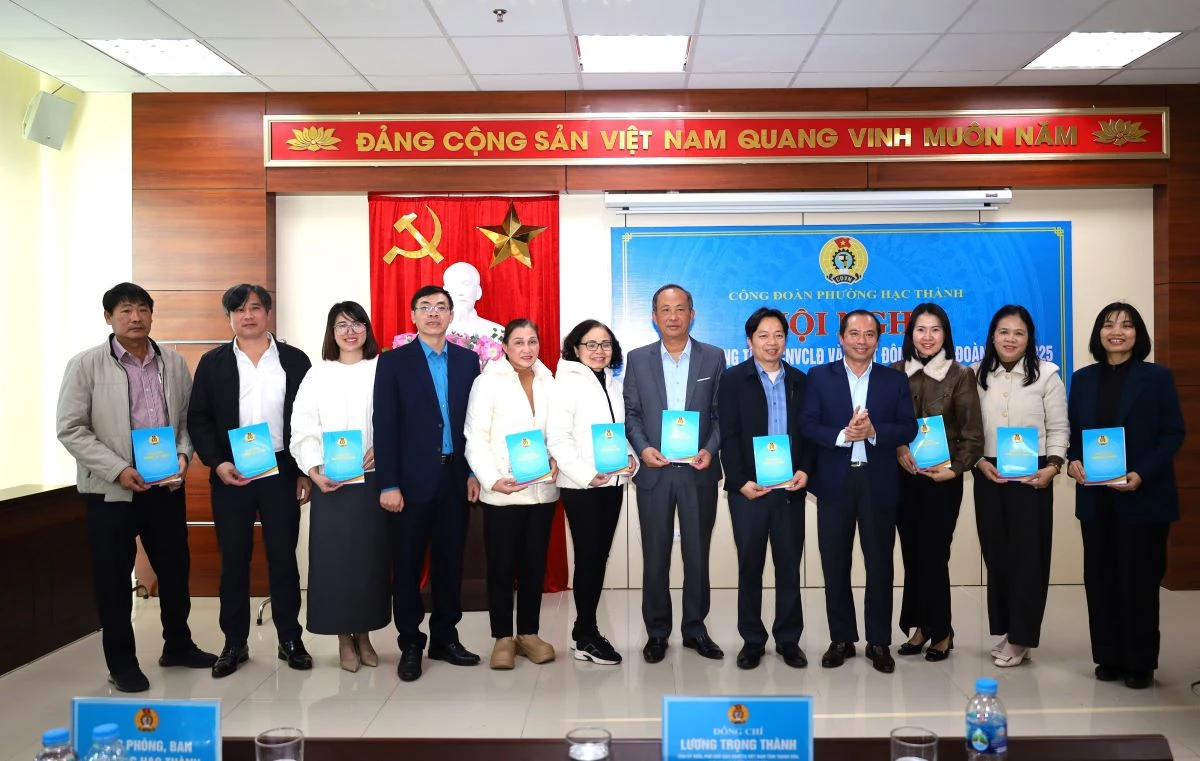 X&acirc;y dựng C&ocirc;ng đo&agrave;n phường Hạc Th&agrave;nh vững mạnh, v&igrave; đo&agrave;n vi&ecirc;n, nguời lao động