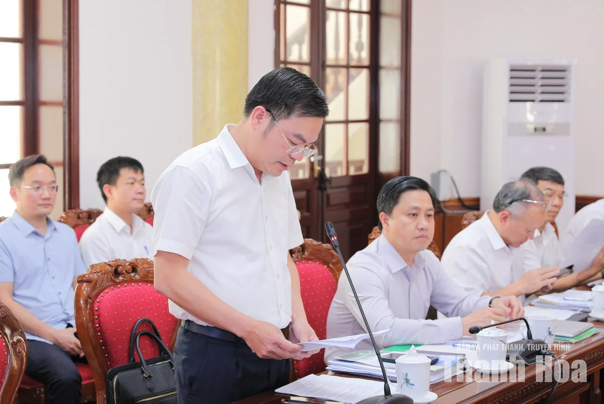 Ban Thường vụ Tỉnh ủy cho ý kiến định hướng quy hoạch các không gian phát triển mới