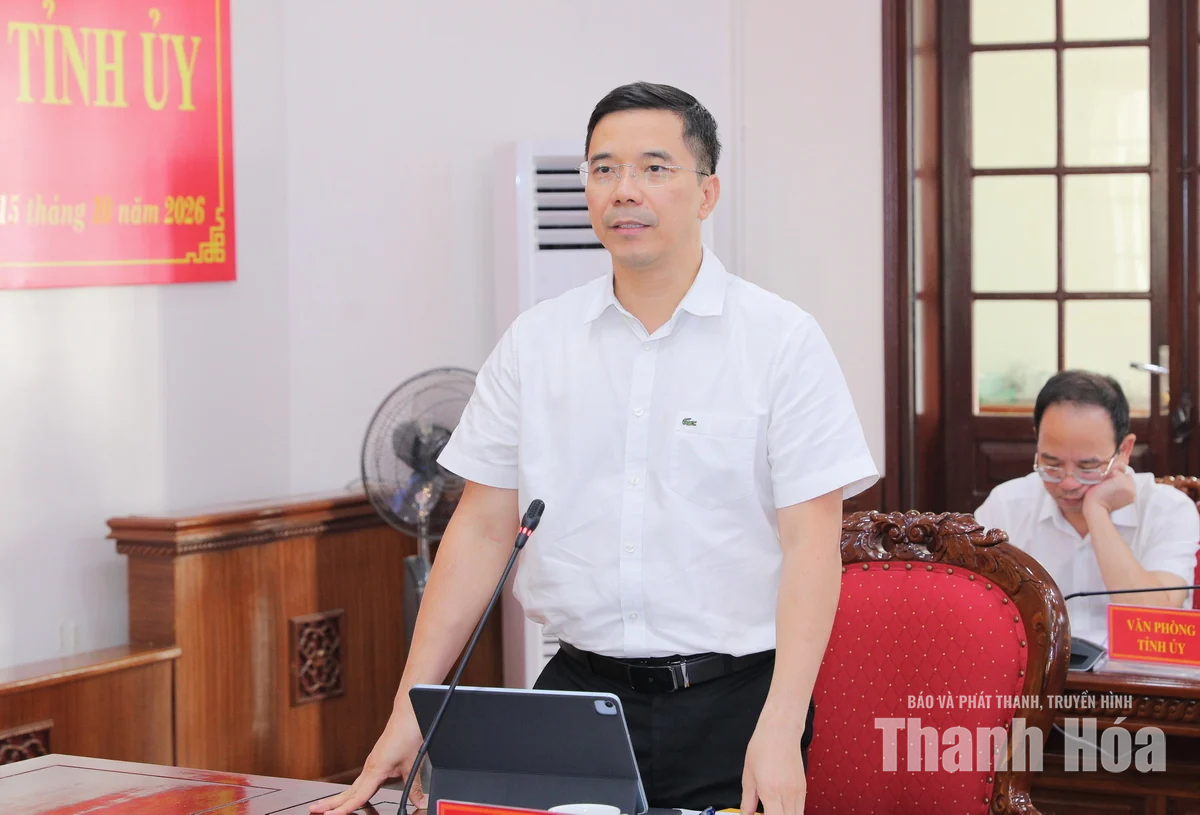 Ban Thường vụ Tỉnh ủy cho ý kiến định hướng quy hoạch các không gian phát triển mới