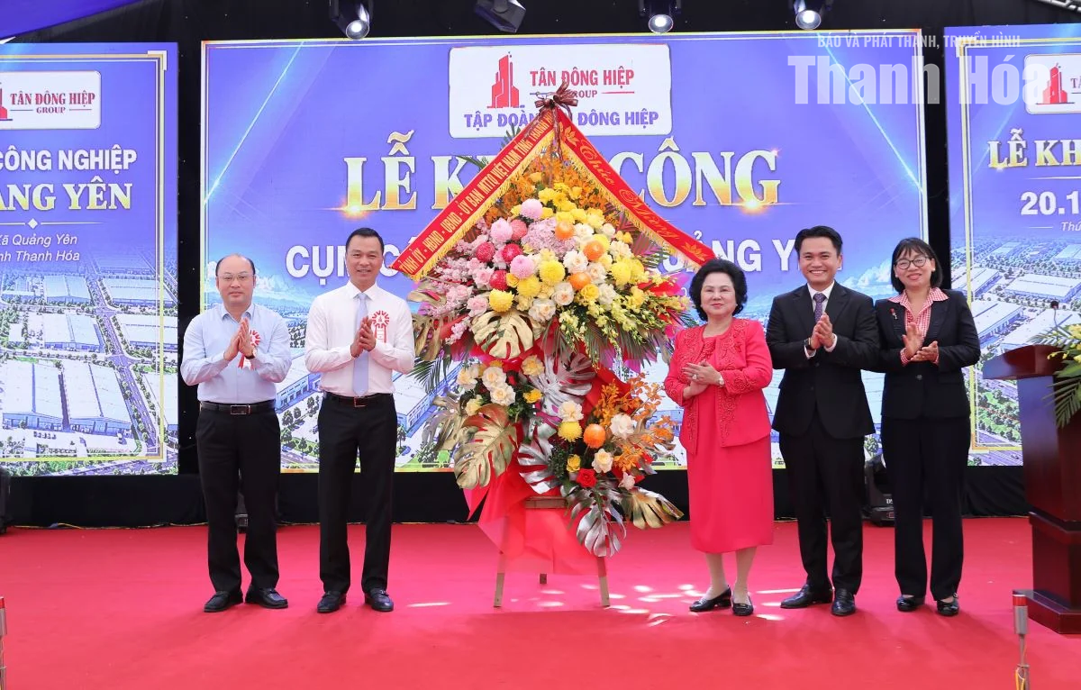Khởi công Cụm công nghiệp Quảng Yên