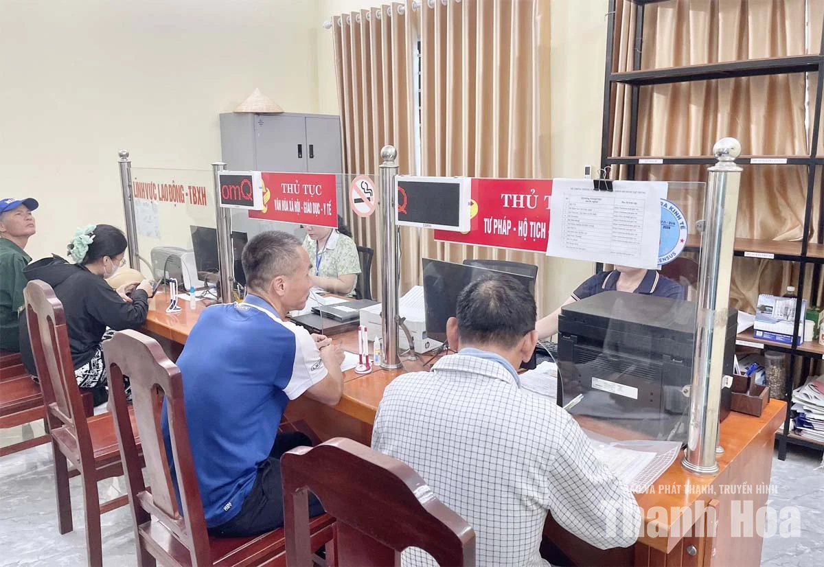 Xã Hoằng Phú lấy đúng hạn làm “thước đo” giải quyết thủ tục hành chính