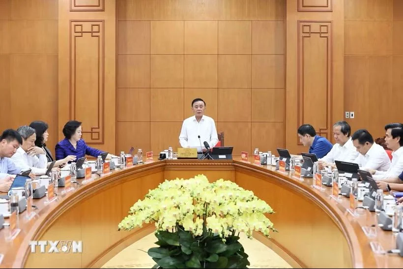 Thường trực Ban Bí thư Trần Cẩm Tú chủ trì sơ kết 1 năm thực hiện Nghị quyết 72-NQ/TW