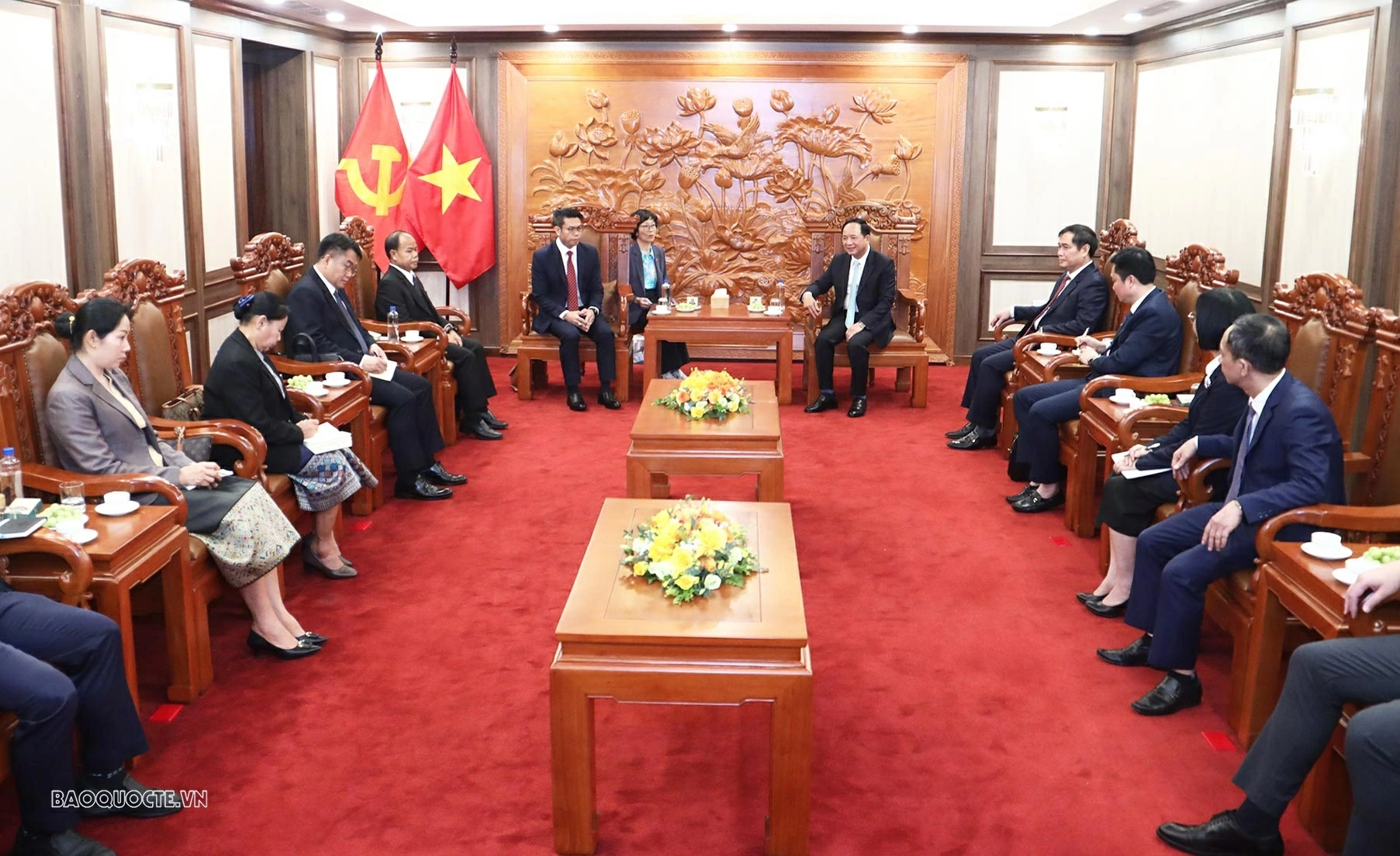 Toàn cảnh buổi gặp mặt. (Ảnh: Thành Long) Toàn cảnh buổi gặp mặt. (Ảnh: Thành Long)