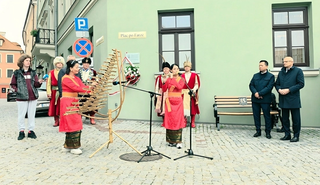 Lễ Khánh thành Bia tưởng niệm cố Kiến trúc sư Kazimierz Kwiatkowski tại thành phố Lublin (Ba Lan)
