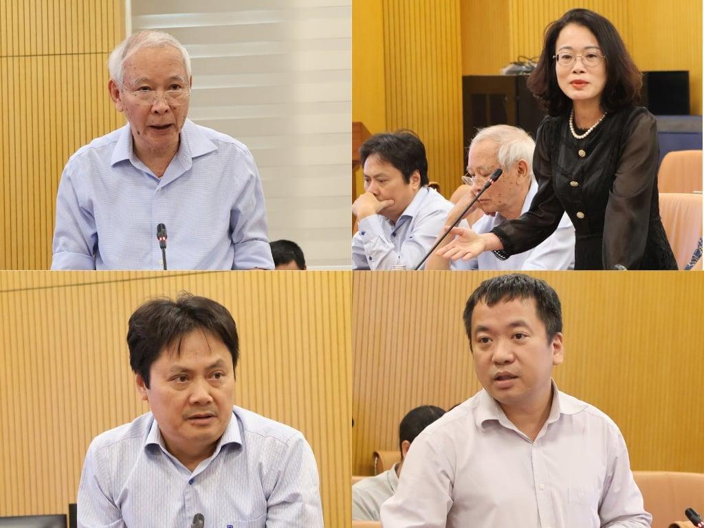Các đại biểu góp ý tại hội nghị. Ảnh: Trung Nguyên. 