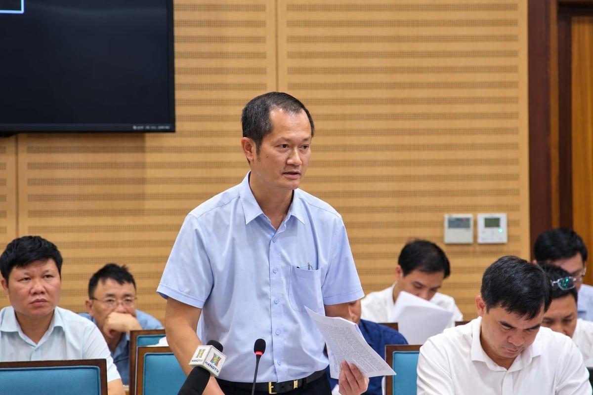 Phó Cục trưởng Cục Môi trường Lê Hoài Nam khẳng định đơn vị ủng hộ chủ trương xử lý rác đã chôn lấp và sẽ tích cực phối hợp trong quá trình triển khai. Ảnh: Mai Đan.