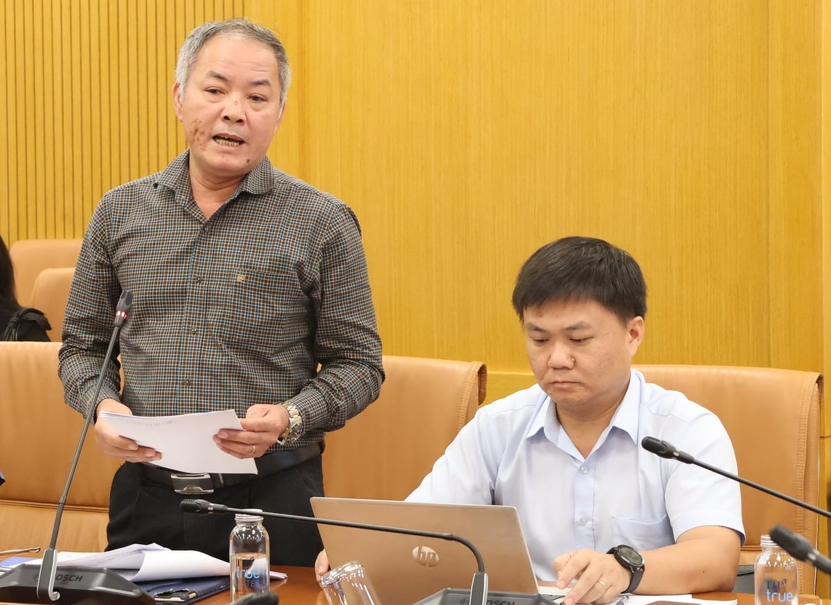 Đại diện Sở Nông nghiệp và Môi trường TP. Hà Nội góp ý tại hội nghị. Ảnh: Trung Nguyên. Đại diện Sở Nông nghiệp và Môi trường TP. Hà Nội góp ý tại hội nghị. Ảnh: Trung Nguyên.