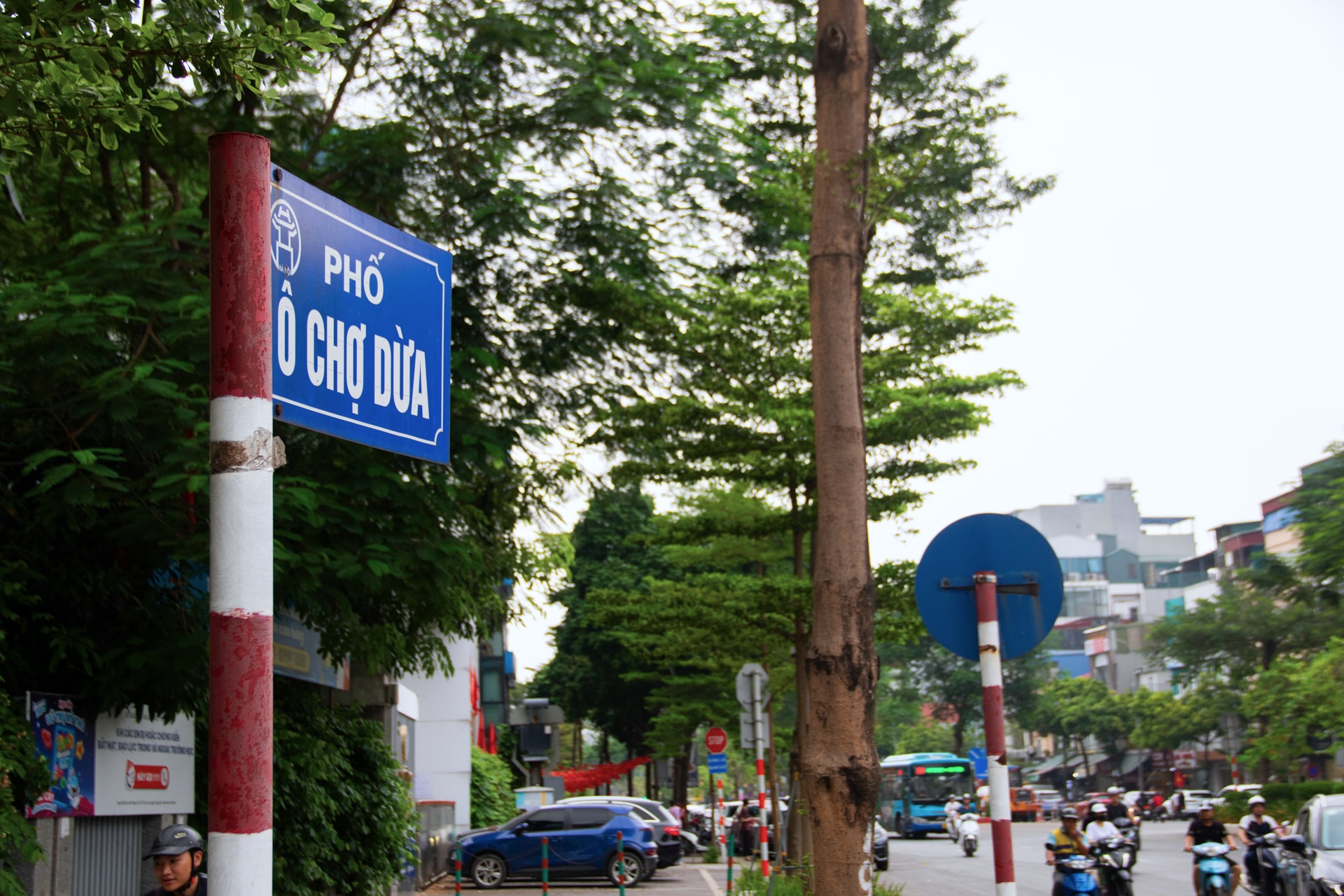 Cận cảnh: Hà Nội xén dải phân cách, mở rộng đường Ô Chợ Dừa để giảm ùn tắc - Ảnh 2.