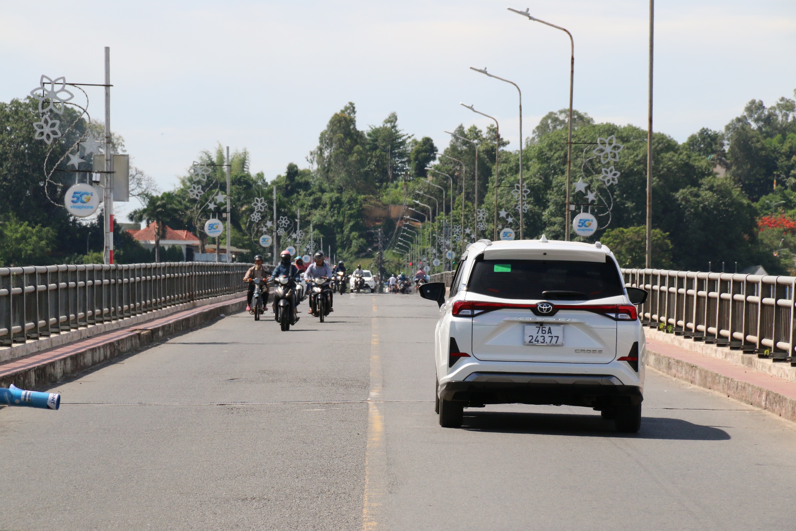 Quảng Ngãi: Hình ảnh cầu Trà Khúc trước ngày đóng đường, cấm xe- Ảnh 6.