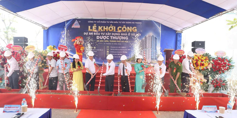Hà Nội: Khởi công Dự án nhà ở xã hội Dược Thượng, Sóc Sơn- Ảnh 1.