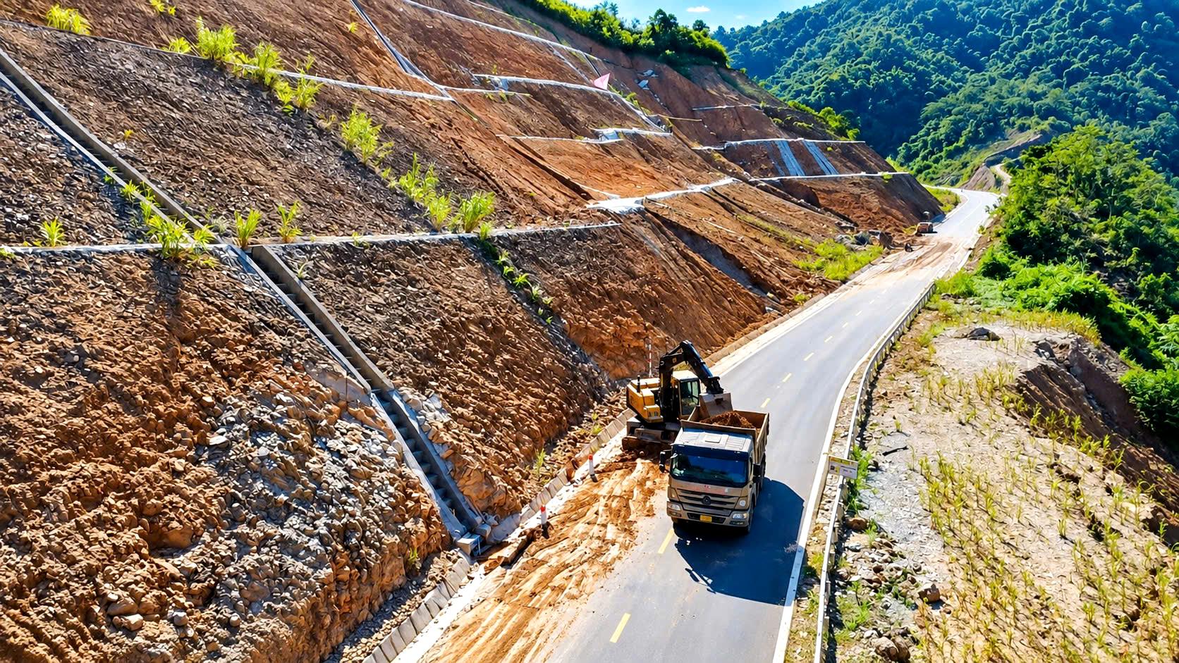 Toàn cảnh tuyến đường hơn 1.300 tỷ đồng ở Lào Cai, mở lối giao thương vùng cao- Ảnh 5.