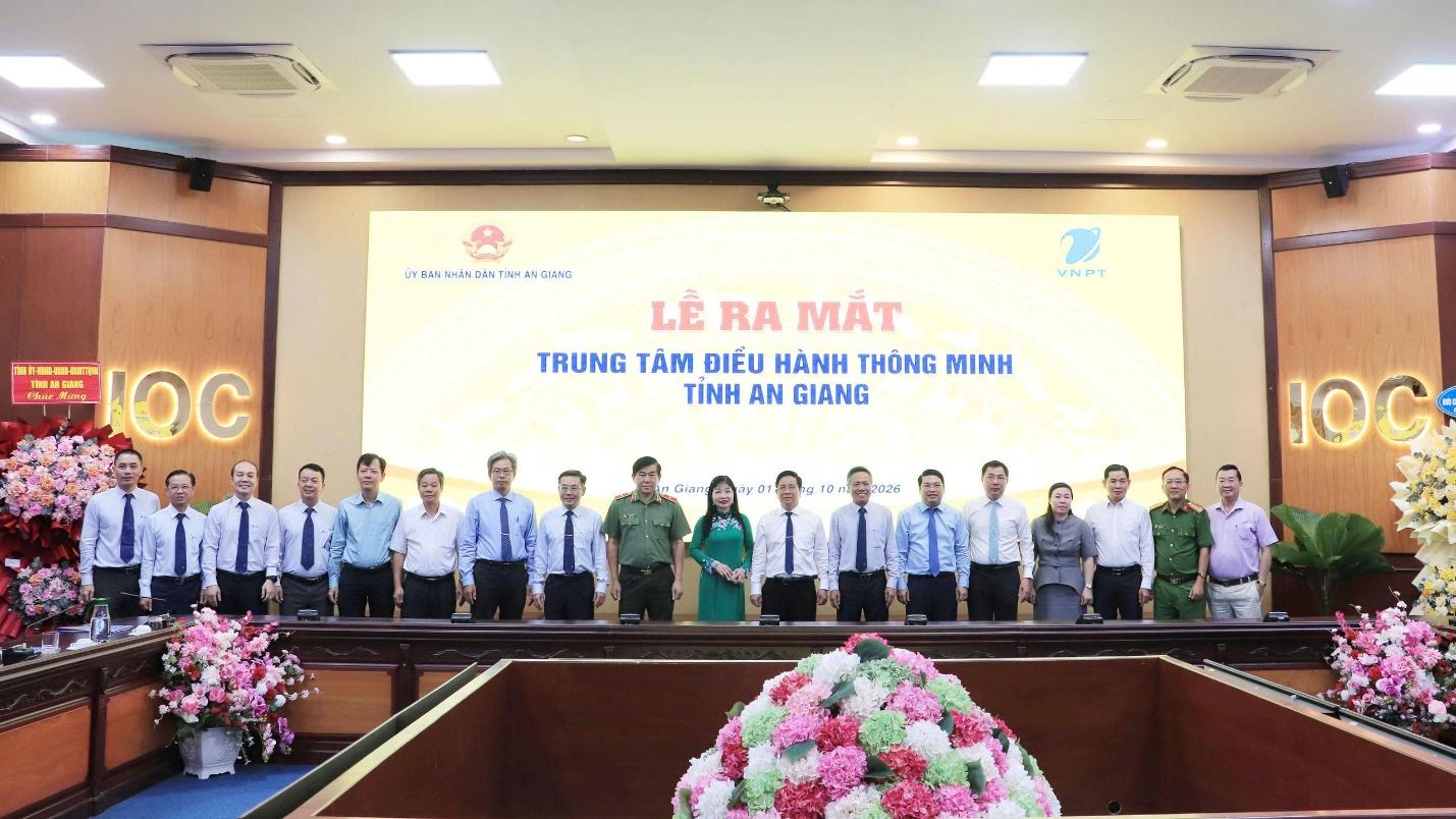 An Giang ra mắt Trung tâm Điều hành thông minh, thúc đẩy quản trị bằng dữ liệu- Ảnh 4.