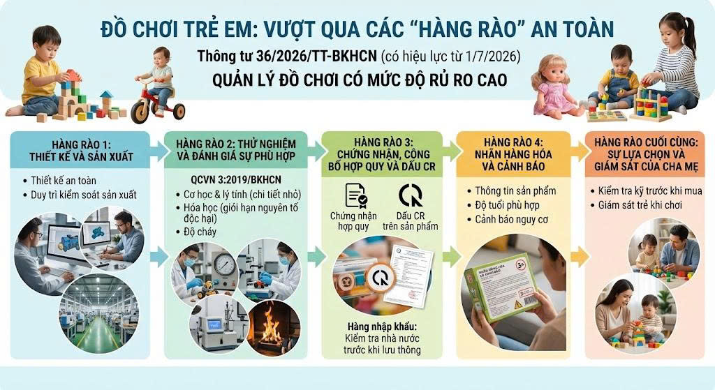 Đồ chơi trẻ em phải vượt qua những 'hàng rào' an toàn nào?- Ảnh 1.